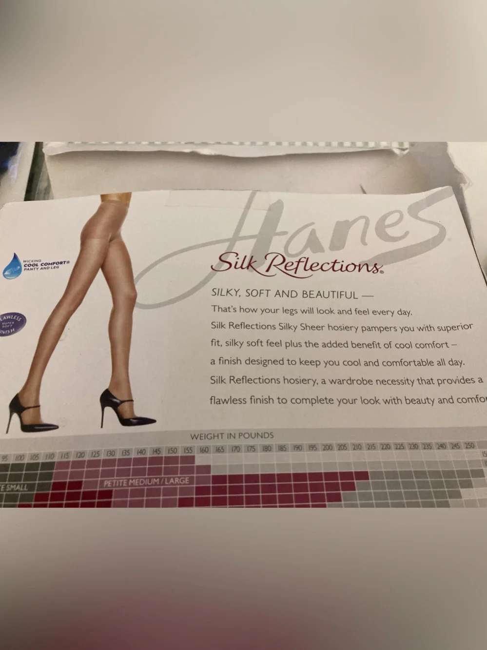 New 4- Pair Silk Reflections Silky Sheer Jet Black Control Top Sz AB